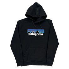  Patagonia Graphic Hoodie - Medium Black Cotton Blend