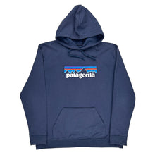  Patagonia Graphic Hoodie - 2XL Blue Cotton Blend