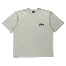  Dice Graphic Stussy T-Shirt - Large White Cotton