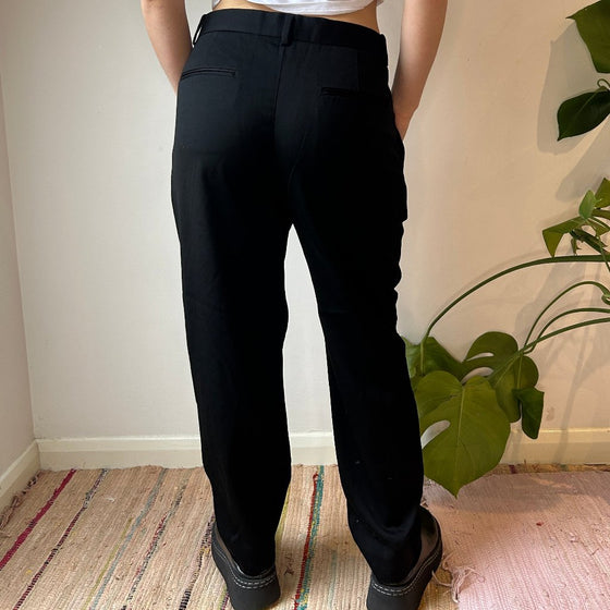 Vintage black Celine Trousers - womens 32" waist