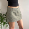 Vintage green Zenezia Mini Skirt - womens 30" waist