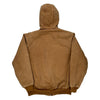 Carhartt Oversized Hoodie - Large Brown Cotton