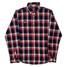  Wrangler Checked Shirt - Medium Red Cotton Blend