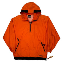  3 Stripes Adidas Jacket - Medium Orange Polyamide