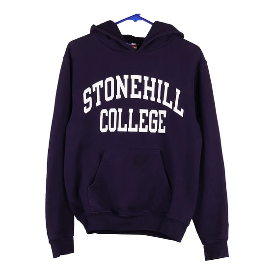 Vintagenavy Stonehill College Champion Hoodie - womens small