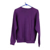 Vintage purple Fruit Of The Loom Sweatshirt - womens medium