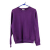 Vintage purple Fruit Of The Loom Sweatshirt - womens medium