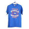 Vintage blue Eagle Nation Gildan T-Shirt - mens medium