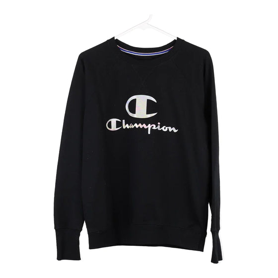 Vintage black Champion Sweatshirt - womens large