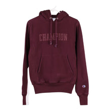  Vintage burgundy Reverse Weave Champion Hoodie - womens small