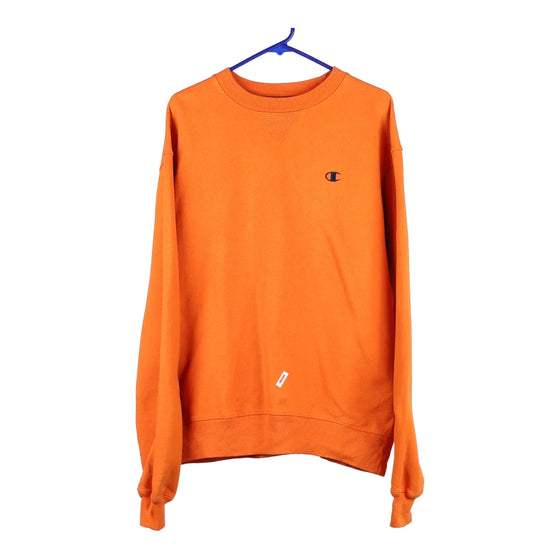 Vintage orange Champion Sweatshirt - mens medium