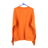 Vintage orange Champion Sweatshirt - mens medium