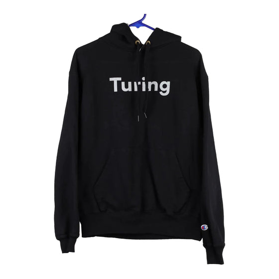 Vintage black Turing Champion Hoodie - mens medium