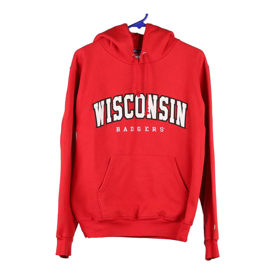 Vintage red Wisconsin Badgers Champion Hoodie - mens small