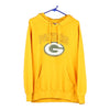 Vintage yellow Green Bay Packers Nfl Hoodie - mens medium