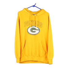  Vintage yellow Green Bay Packers Nfl Hoodie - mens medium