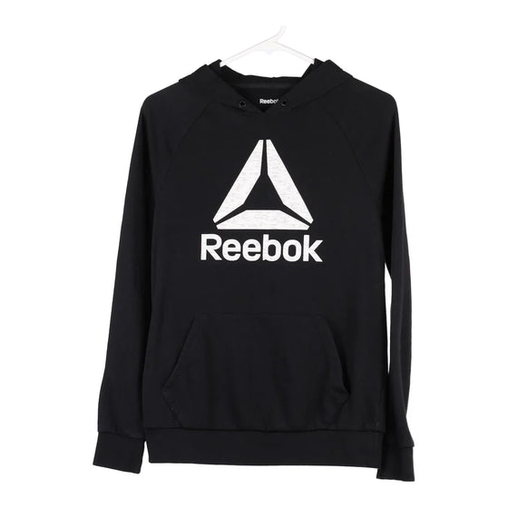 Vintage black Reebok Hoodie - womens small