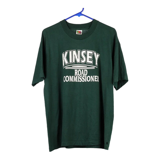 Vintage green Kinsey Fruit Of The Loom T-Shirt - mens large