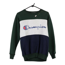  Vintage green Bootleg Champion Sweatshirt - womens medium