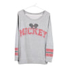 Vintage grey Mickey Mouse Unbranded Long Sleeve T-Shirt - womens x-large