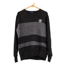  Vintage black Bootleg Adidas Sweatshirt - mens small