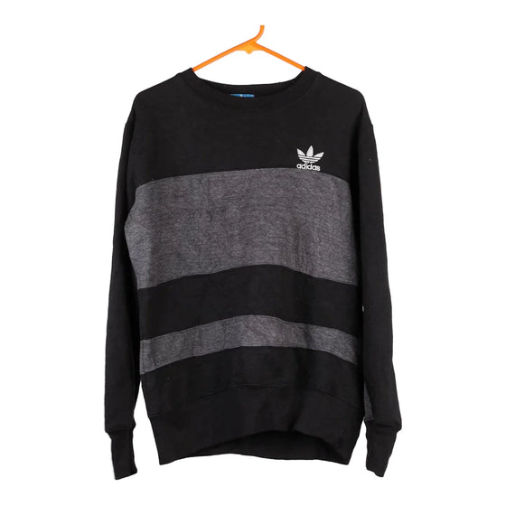 Vintage black Bootleg Adidas Sweatshirt - mens small