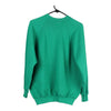 Vintage green Fruit Of The Loom Sweatshirt - womens large