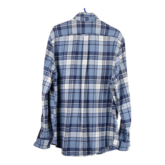 Vintage blue Unbranded Flannel Shirt - mens x-large