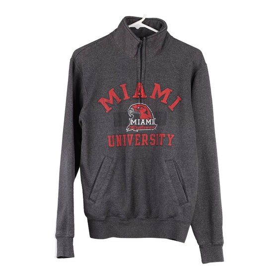 Vintage grey Miami University Champion 1/4 Zip - womens small