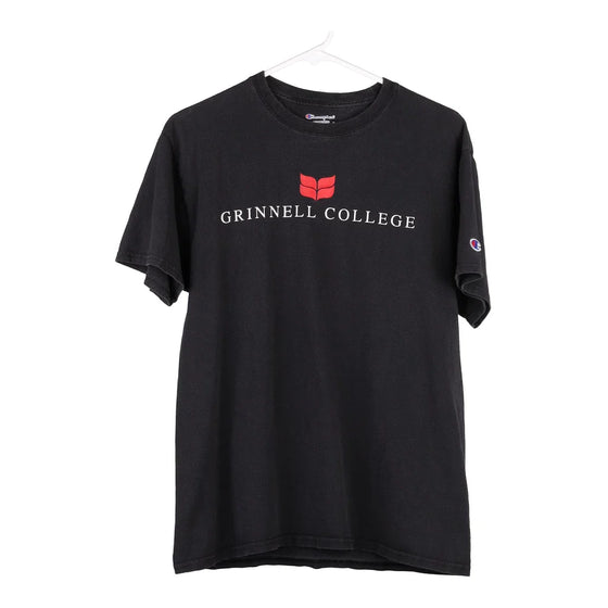 Vintage black Grinnell College Champion T-Shirt - mens medium