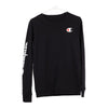 Vintage black Bootleg Champion Sweatshirt - mens small