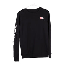  Vintage black Bootleg Champion Sweatshirt - mens small