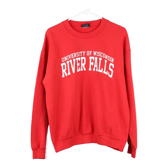 Vintage red University of Wisconsin, River Falls Mv Sport Sweatshirt - mens medium