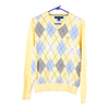 Vintage yellow Tommy Hilfiger Jumper - mens x-small