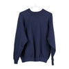 Vintage navy Fruit Of The Loom Sweatshirt - womens x-large