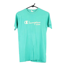  Vintage green Bootleg Champion T-Shirt - mens medium