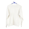 Vintage white Fruit Of The Loom Sweatshirt - womens large