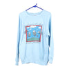 Vintage blue Hanes Sweatshirt - womens large