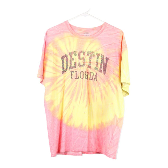 Vintage multicoloured Destin Florida Gildan T-Shirt - mens x-large