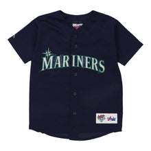  Vintage navy Age 10, Seattle Mariners Majestic Jersey - boys medium