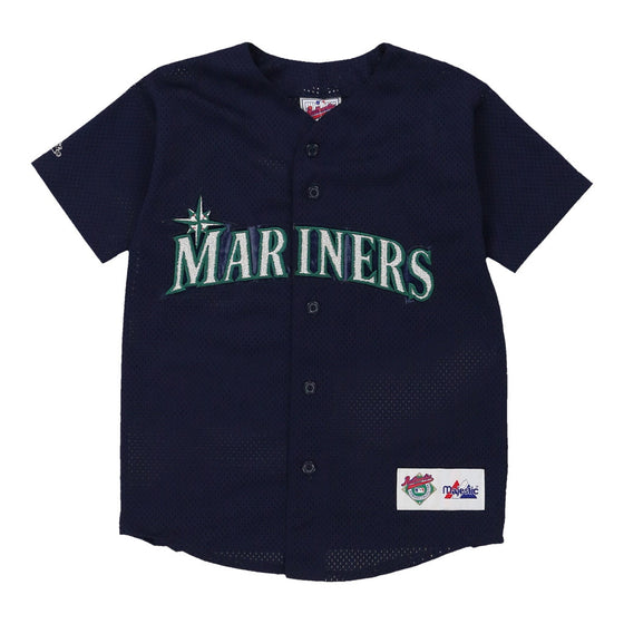 Vintage navy Age 10, Seattle Mariners Majestic Jersey - boys medium