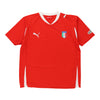 Vintage red Age 16-18, Italia Puma Football Shirt - boys x-large