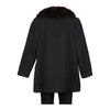 Vintage black Unbranded Coat - womens x-large