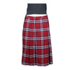 Vintage red Burberry Midi Skirt - womens 36" waist