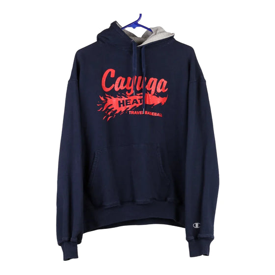 Vintage blue Cayuga Heat Baseball Champion Hoodie - mens large