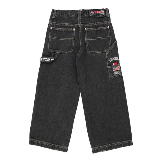 Vintage black Age 6 Avirex Carpenter Jeans - boys small