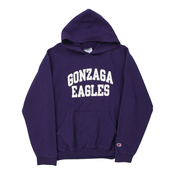 Vintage purple Age 14-16 Gonzaga Eagles Champion Hoodie - girls x-large