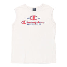  Vintage white Age 15-16 Champion Vest - boys xx-large