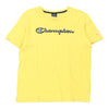 Vintage yellow Age 15-16 Champion T-Shirt - boys xx-large