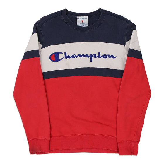 Vintage block colour Age 16 Champion Sweatshirt - boys small